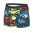 thumbnail image 2 of Junzan Vehicles Cartoon With Funny Drivers Mens Underwear Boxer Briefs For Men’s - Xx-Large, 2 of 9