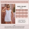 thumbnail image 5 of Sherrylily Summer Women Sleeveless Tank Top Loose Fit Casual Crew Neck T Shirts, 5 of 5