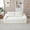 Beige, variant on 73" 2-in-1 Convertible Sofa Bed, Memory Foam Corduroy Loveseat, No Assembly, Orange