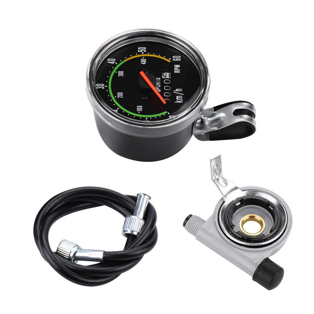 Bike Stopwatch Speedometer Cycling Odometer Mechanical Bike Speed RPM Gauges