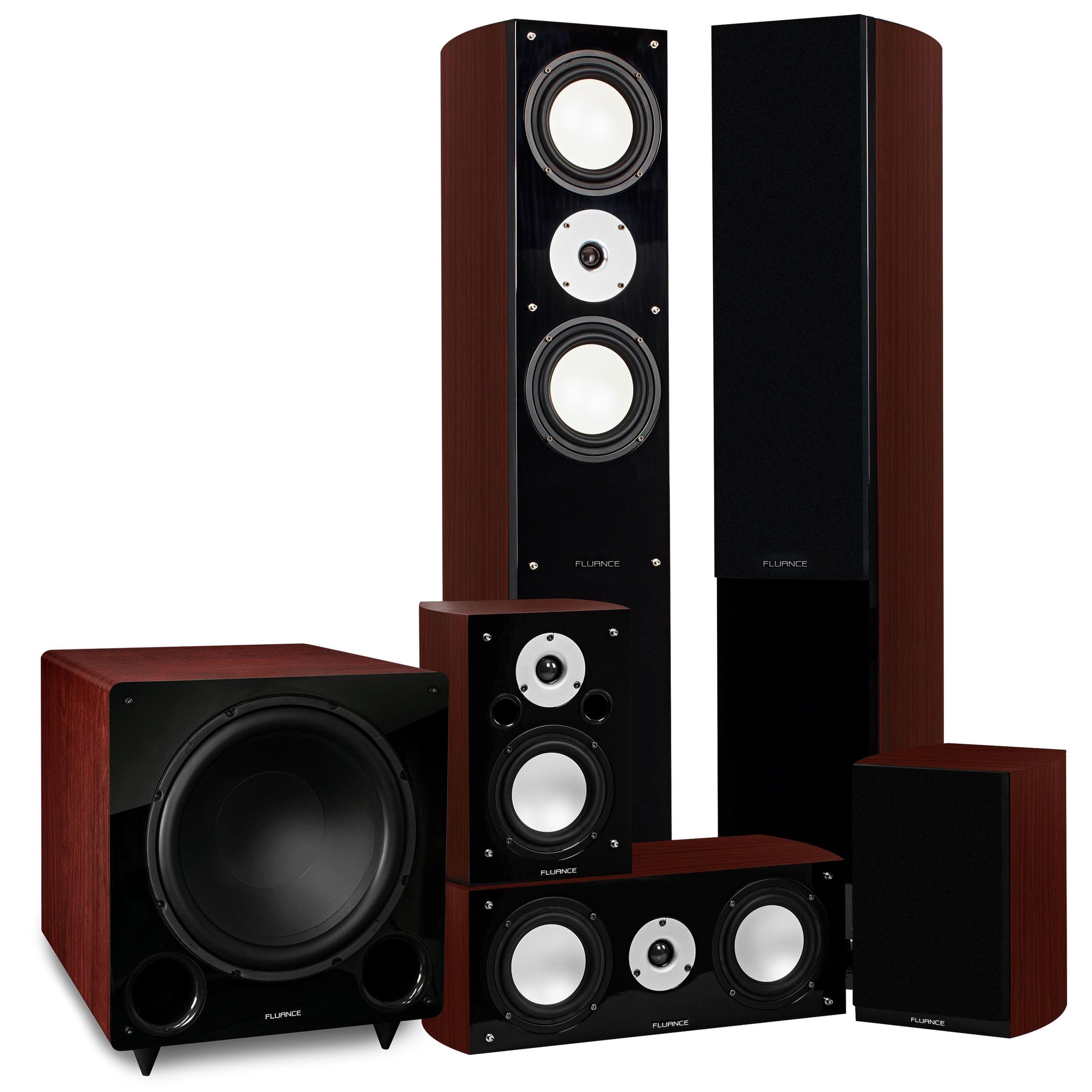 tower speakers as rear surround