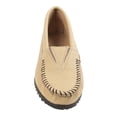 thumbnail image 3 of Minnetonka Women's Deerskin Gore Front Moccasin,Champagne Deerskin,6 M US, 3 of 5