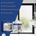 thumbnail image 2 of 1-3x Window Film Glass Frosting Paint 150g Window Paint With Brush Waterproof And UV Resistant Paint For Window Shower Room Bathroom 1pc, 2 of 5