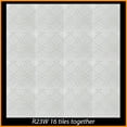 thumbnail image 3 of 20x20 Styrofoam Ceiling Tiles Glue-Up Decorative Panels for Easy DIY Install, Home & Basement Renovation. R23 Eta, Plain White, Lot/48, 3 of 5