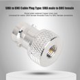 thumbnail image 2 of Adaptador BNC SMA 6 piezas de placa de níquel SMA macho a BNC hembra adaptador conector coaxial con núcleo interno de cobre para antenas dispositivos LAN inalámbricos cables coaxiales WiFi Unbranded 2611190015711, 2 of 6