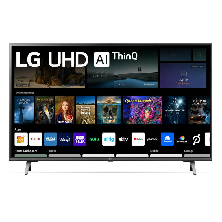 LG 43 Class 4K UHD 2160P WebOS Smart TV with HDR UQ9000 Series 43UQ9000PUD
