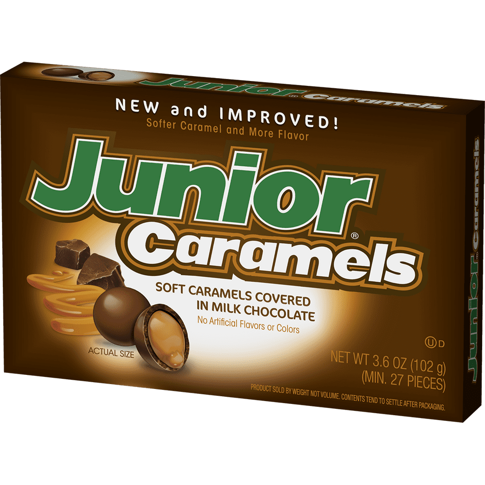 Junior Caramels Candy, 3.6 Oz