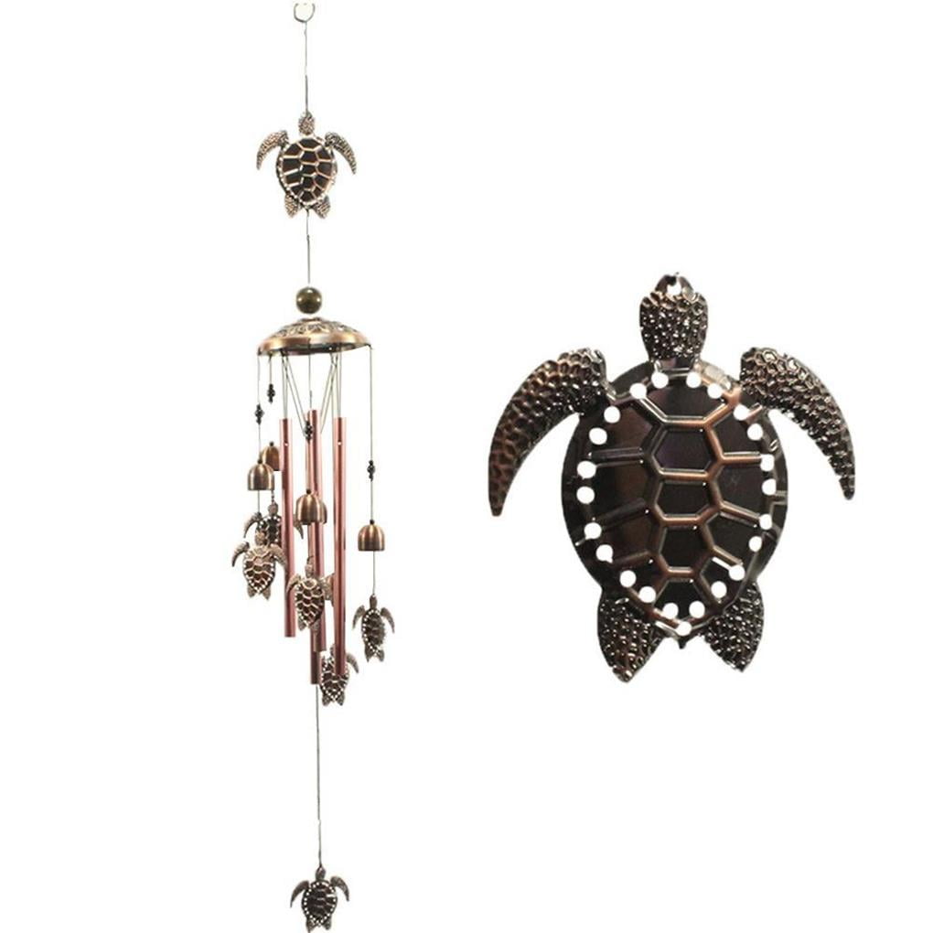 Vintage Metal Wind Chimes Turtles Wind Chimes Retro Brass Wind Chimes