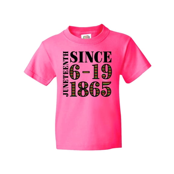 Inktastic Juneteenth Since 6-19-1865 Youth T-Shirt