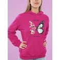 thumbnail image 2 of Become The Change Butterfly. Hoodie Women -Image by Shutterstock, Female Large, 2 of 4