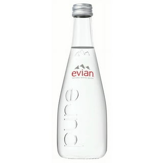 evian Water Bottle with Sports Cap, 750ml (Pack of 12) 