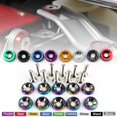 thumbnail image 2 of FENDER 10pcs m6 jdm coche modificado sujetadores hexagonales guardabarros arandela parachoques motor cóncavo tornillos de coche estilo, 2 of 4