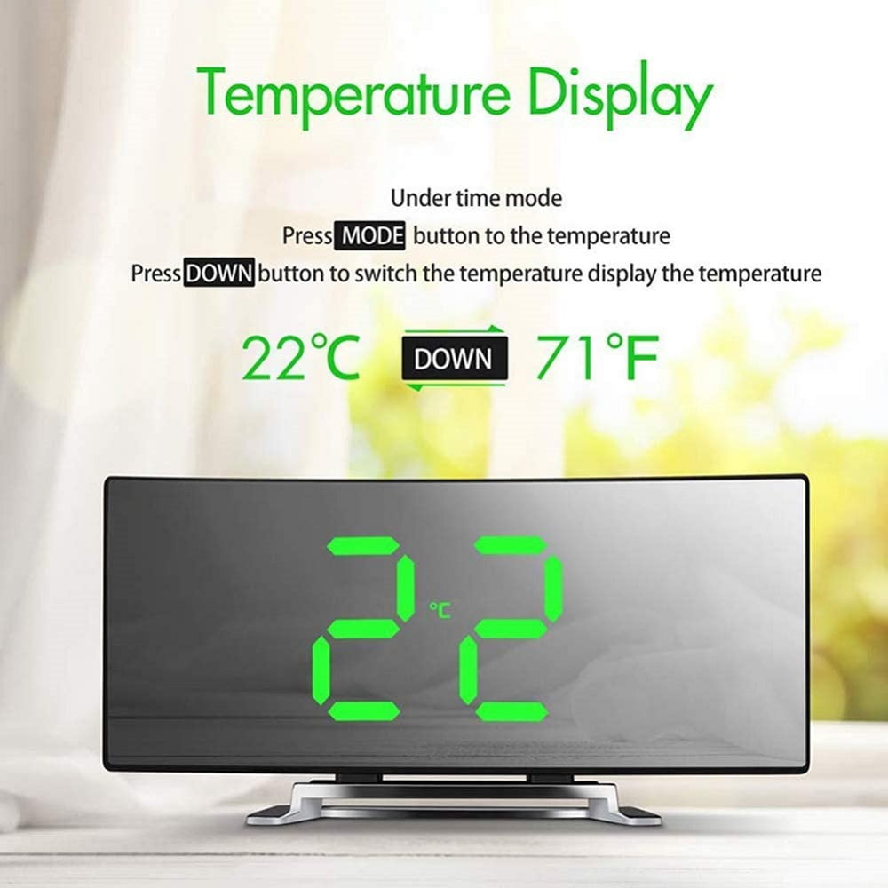 Buy Digital Clock Large Displayl & Numbers, LED Electric Alarm Clocks