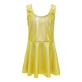 thumbnail image 3 of Grblisyd Girls Sequins Dress Kids Sparkly Shiny Metallic Sleeveless Dance Dress Ballet Dancewear Gymnastics Outfits, 3 of 4
