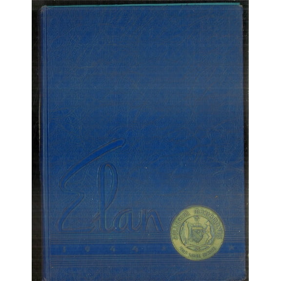 (Custom Reprint) Yearbook: 1944 Marymount College - Elan Yearbook (Tarrytown on the Hudson, NY)