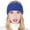Blue, variant on Heardband, Women's Winter Knitted High Ponytail Hairband - Stretchy Headband for Facial Cleansing, Soft Warm Ear Cover for Cold Weather, Fashionable Knit Hair Accessory for Ladies