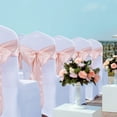 thumbnail image 2 of Cintas de silla Babenest de satén, 50 unidades, para bodas, banquetes, 2 of 9