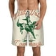 thumbnail image 1 of Balery West Cowboys Traje de Baño Estilo Hawaiano para Hombre, Shorts de Secado Rápido con Bolsillos-Small, 1 of 6
