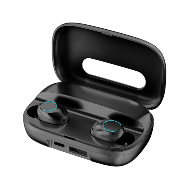 Auriculares Inalámbricos Bluetooth Led Hifi Auriculares, Pantalla de Pantalla Digital, Auriculares Inalámbricos Bluetooth, Ipx5 2000Mah Dock de Carga Auriculares Inalámbricos Bluetooth