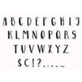 thumbnail image 2 of Simply Sassy - White Terrazzo Deco Letters, 228 Characters, 2 of 2