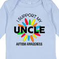 thumbnail image 4 of Inktastic I Support My Uncle Autism Awareness Boys or Girls Long Sleeve Baby Bodysuit, 4 of 5