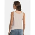 thumbnail image 2 of Women V Neck Tank Tops Summer Sleeveless Casual Tops Loose Fit Banded Bottom Shirts, 2 of 6