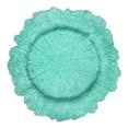 thumbnail image 1 of 10 Pcs, Reef Acrylic Plastic Charger Plate - Turquoise For Dinner Parties, Weddings, Anniversaries, Birthday Parties, Housewarming, 1 of 1