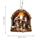 thumbnail image 2 of Decorativo Colgando Ornamentos 3D Efecto de Impresión Acrílico Llavero,Colgante de Coche Retrovisor Espejo Presbiterio Suministros Religiosos,Espejo para Coche, 2 of 5