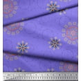 thumbnail image 2 of Soimoi Polyester Crepe Fabric Mandala Ethnic Decor Fabric Printed Yard 52 Inch Wide, 2 of 3