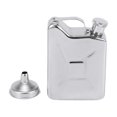 thumbnail image 1 of Mini Stainless Steel 5oz Hip Flask Liquor Whiskey Alcohol Fuel Gas Gasoline Can, 1 of 5