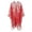 Red, variant on Womens Sexy Hollow-Out Mesh Tassel Skirt Sheer Maxi Beach Cover Up Sarong, Summer Fishnet Swimwear Wrap