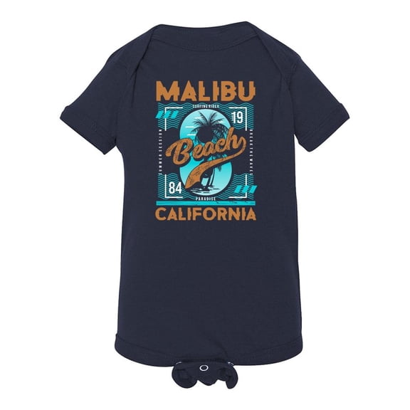 Surfing Rider Paradise Beach Bodysuit Infant -Image by Shutterstock, 18 Months