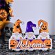 thumbnail image 4 of Decoración festiva de Halloween Adorno aterrador Cartel colgante Gnomo Madera Puerta Placa de pared Fiesta espeluznante., 4 of 4