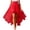 Red, variant on Women's 2026 Bustle Skirt Elastic Waist Hi-Lo Tutu Tulle Festival Party Skirt (White, One Size)