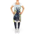 thumbnail image 2 of Scottish Terrier Spring Path Apron 27 in x 30 in, 2 of 5