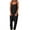 Black, variant on Diufon Women's Rompers Solid Color Bodysuit Pockets Scoop Neck Sleeveless Spaghetti Strap Playsuits