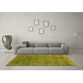 thumbnail image 3 of Ahgly Company Indoor Square Abstract Orange Modern Area Rugs, 7' Square, 3 of 4