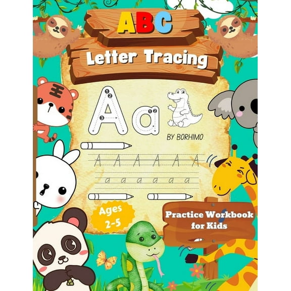 Letter Tracing Book for Kids 3-5 Years Old: Big Letter Tracing Book for Kids, Fun Activity Book (156 Pages), (Paperback)