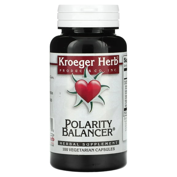 Kroeger Herb Co Polarity Balancer, 100 Vegetarian Capsules