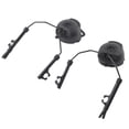 thumbnail image 4 of Juego de adaptadores de riel de arco para casco de 1 par para Peltor Comtac (negro), 4 of 10