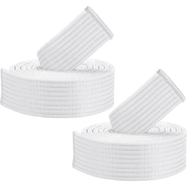 Taekwondo Colored Ranking Belts, Polyester Martial Arts Judo Karate Belt for Coach Teaching Practice