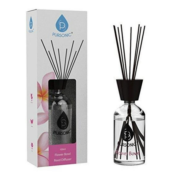 Pursonic RDFB100 Bol à Fleurs Diffuseur de Roseau 100 ml