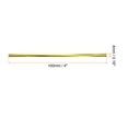 thumbnail image 2 of Uxcell 800Pcs Bag Twist Ties 4" Plastic Twist Ties Wire Cable Ties for Party Bread, Gold Tone, 2 of 6