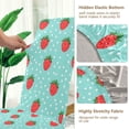 thumbnail image 5 of Yayeee 4 Pack Dining Chair Covers Stretch Parson Chairs Slipcovers Seat Protector, Strawberry Pattern, 5 of 6