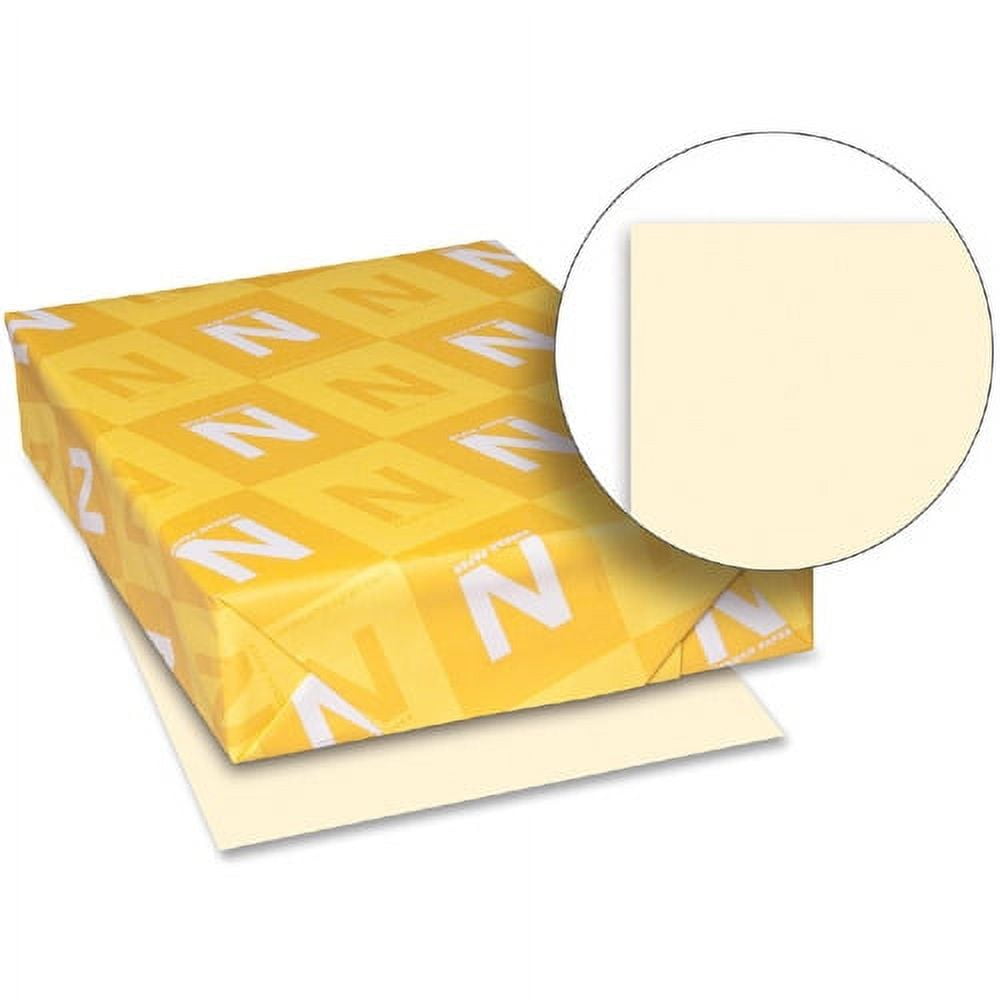 Neenah Paper 01352 8.5 in. x 11 in. 24 lbs. Bond Weight CLASSIC CREST Stationery - Baronial Ivory (500/Ream)