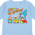 thumbnail image 4 of Inktastic Its My Birthday Circus Train 4th Birthday Boys or Girls Long Sleeve Toddler T-Shirt, 4 of 5