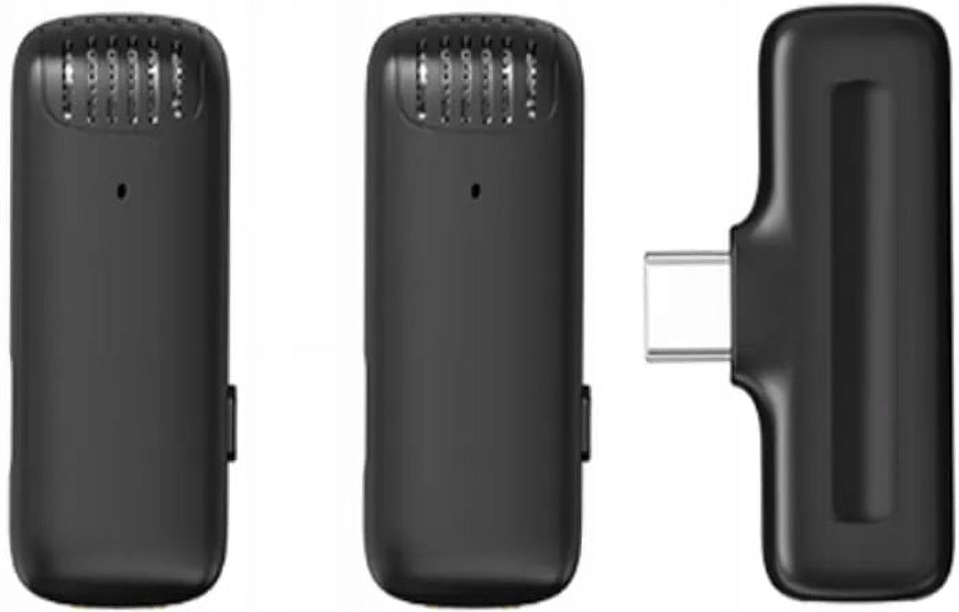J13 2x Wireless Lavalier Microphone USB-C Receiver Adapter for iPhone