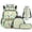 Cartoon Dinosaur, variant on Yspwyqan Neon Retro Dinosaur 4Pcs Boys Backpack Set with Lunch Box Pencil Case Water Bottle Bag, 17 Inch Multi-Pocket Lightweight Kids Backpack for Elementary Middle School
