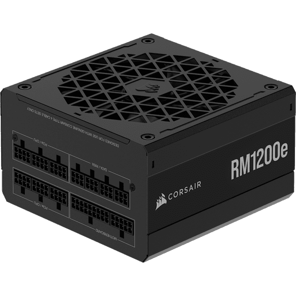 Restored Corsair RM1200e RMe Series 1200W Fully Modular ATX Power Supply - Black () (Refurbished)