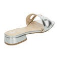 thumbnail image 3 of Sandalias Efe Mujer Plata De Piso Casuales Cómodo plateado 24.5, 3 of 10